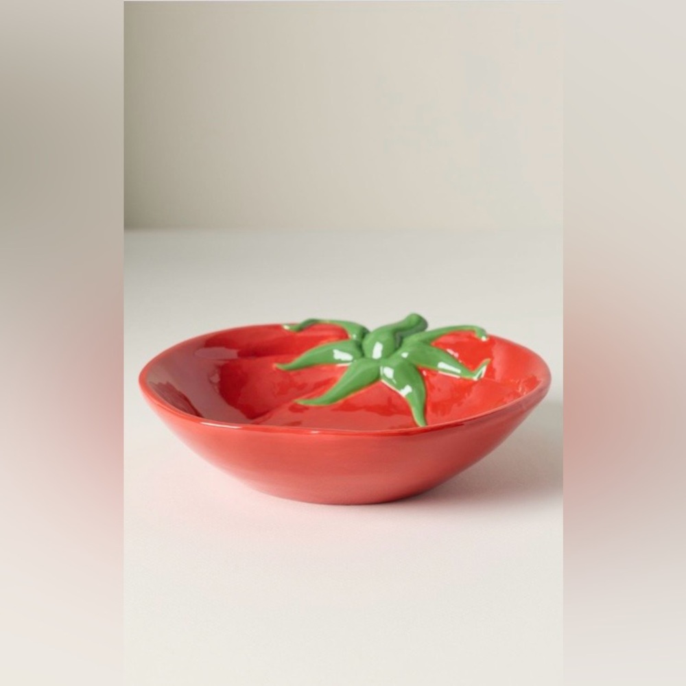 ▪️NWT Anthropologie Tomato Dolomite Bowl